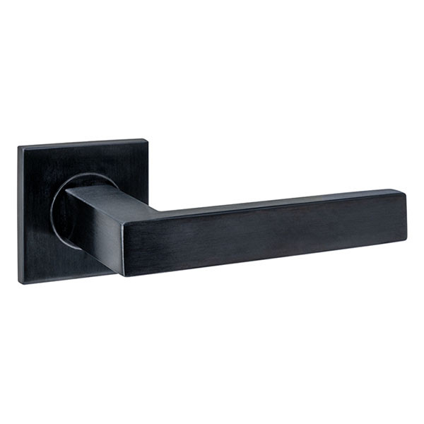 Intersteel Deurklink | Intersteel | Q 05 (Vierkant rozet, RVS, Zwart) 1323103502 K010809980 - 1