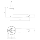 Intersteel Deurklink | Intersteel | Sophie (Messing) 0011.022502 K010809521 - 3