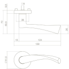 Intersteel Deurklink | Intersteel | Vlinder (Messing) 0013.028202 K010809536 - 3