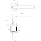 Intersteel Deurklink | Intersteel (RVS, Geborsteld) 0035.127002 K010809143 - 4