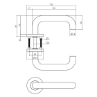 Intersteel Deurklink | Intersteel (RVS, Geborsteld) 0035.127102 K010809144 - 4