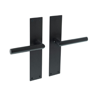 Intersteel Deurklink met blindschild | Intersteel | Jura (RVS, Zwart) 0023.058311 K010808080 - 2