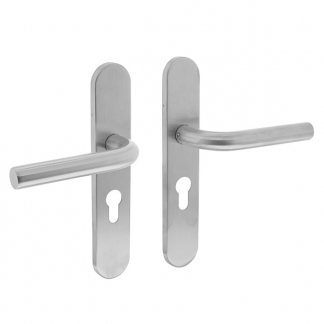 Intersteel Deurklink met cilinderschild | Intersteel | 55 mm (RVS) 0035.129629 K010809622 - 1