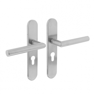 Intersteel Deurklink met cilinderschild | Intersteel | 55 mm (RVS) 0035.129729 K010809628 - 1
