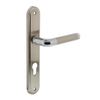 Intersteel Deurklink met cilinderschild | Intersteel | Agatha | 72 mm (Zamak, Chroom) 0016.168336 K010809553 - 1