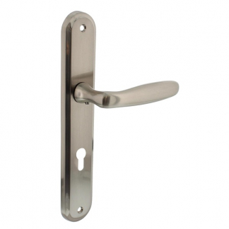 Intersteel Deurklink met cilinderschild | Intersteel | Bjorn | 72 mm (Zamak, Nikkel) 0019.169236 K010809589 - 1