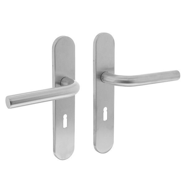Intersteel Deurklink met sleutelschild | Intersteel | 56 mm (RVS) 0035.129624 K010809620 - 1