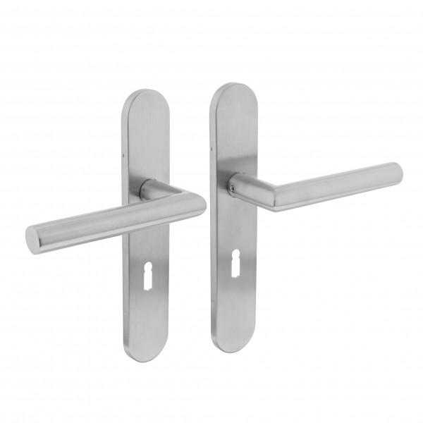 Intersteel Deurklink met sleutelschild | Intersteel | 56 mm (RVS) 0035.129724 K010809626 - 1