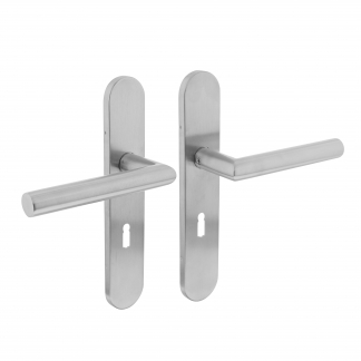 Intersteel Deurklink met sleutelschild | Intersteel | 56 mm (RVS) 0035.129724 K010809626 - 1