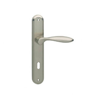 Intersteel Deurklink met sleutelschild | Intersteel | George | 72 mm (Zamak, Mat nikkel) 0019.169526 K010809593 - 1