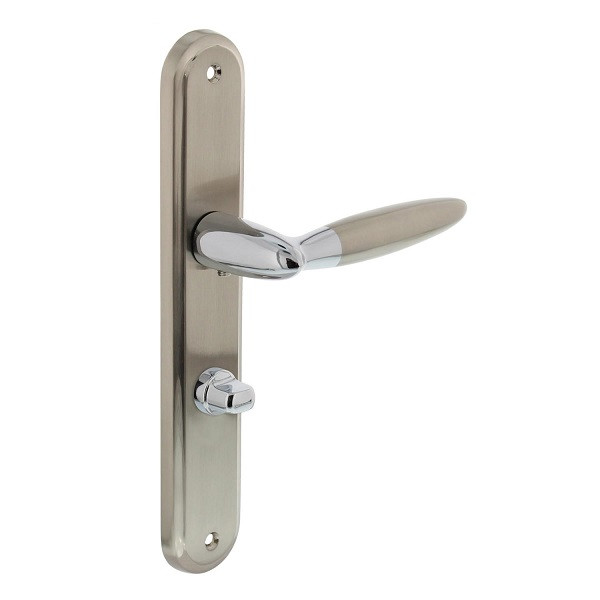 Intersteel Deurklink met wc-sluitingschild | Intersteel | Elen | 63 mm (Zamak, Chroom) 0016.168265 K010809548 - 1