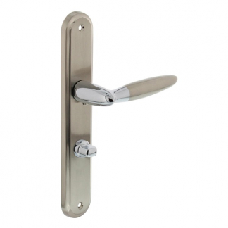 Intersteel Deurklink met wc-sluitingschild | Intersteel | Elen | 63 mm (Zamak, Chroom) 0016.168265 K010809548 - 1