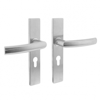 Intersteel Deurkruk met cilinderschild | Intersteel | 55 mm (RVS) 35132729 K010809641 - 1