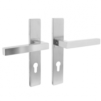 Intersteel Deurkruk met cilinderschild | Intersteel | Vierkant | 72 mm (RVS) 0035.133736 K010809647 - 1