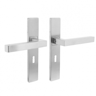 Intersteel Deurkruk met sleutelschild | Intersteel | Vierkant | 56 mm (RVS) 0035.133724 K010809645 - 1