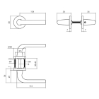 Intersteel Deurkruk op rozet | Intersteel | Eucla (Rond, Nokken, 2 stuks) 0023.005402 K010809101 - 4