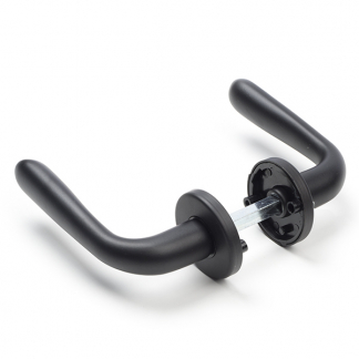 Intersteel Deurkruk op rozet | Intersteel | Merredin (Rond, Nokken, 2 stuks) 0023.005302 K010809100