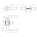 Intersteel Deurkruk op rozet | Intersteel | Merredin (Rond, Nokken, 2 stuks) 0023.005302 K010809100 - 4