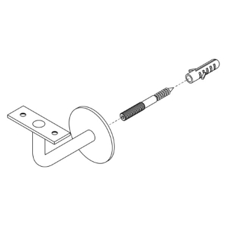 Intersteel Leuninghouder | Intersteel (Hol zadel, Mat zwart) 0023.724521 K010808018 - 