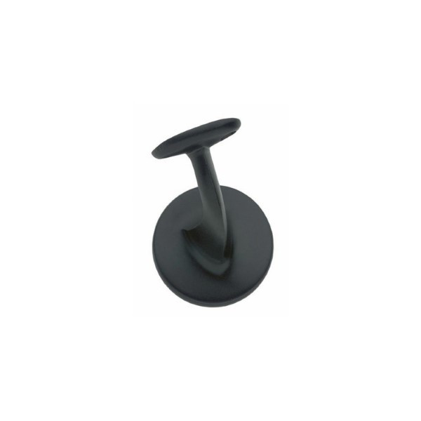 Intersteel Leuninghouder | Intersteel (Vlak zadel, Blinde bevestiging, Mat zwart) 0023.724530 K010808019 - 2