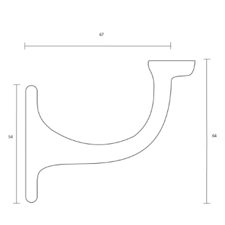 Intersteel Leuninghouder | Intersteel (Vlak zadel, Mat zwart) 0023.724520 K010808017 - 