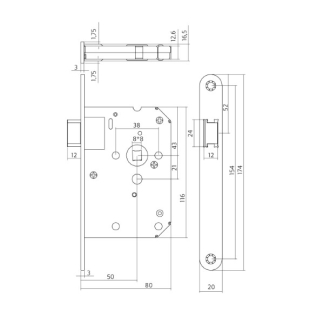 Intersteel Loopslot | Intersteel (Geborsteld RVS) 0094.954211 K010808037 - 