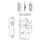 Intersteel Loopslot | Intersteel (Magneet, Afgerond, Geborsteld RVS) 0094.957011 K010808064 - 3