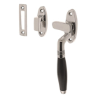 Raamsluiting | Intersteel | Ton (Rechts draaiend, Ebbenhout, Nikkel)