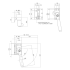 Intersteel Raamsluiting met slot | Intersteel | Ton (Rechts draaiend, SKG*, Ebbenhout, Mat nikkel) 0019.661652A K010809930 - 2