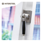 Intersteel Raamsluiting met slot | Intersteel | Ton (Rechts draaiend, SKG*, Ebbenhout, Mat nikkel) 0019.661652A K010809930 - 3