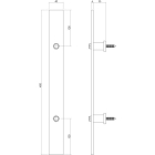 Intersteel Schuifdeurgreep | Intersteel | 400 x 40 mm 0023.450111 K010808047 - 3