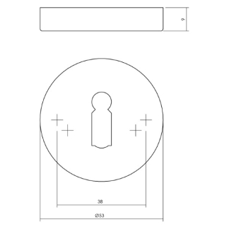 Intersteel Sleutelrozet | Intersteel (Rond) 0023.341016 K010808058 - 