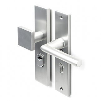Intersteel Veiligheidsbeslag met duwer | Intersteel | 72 mm  (Kerntrekbeveiliging, Aluminium) 0082.379436 K010809159 - 1