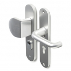 Intersteel Veiligheidsbeslag met duwer | Intersteel | 72 mm (Kerntrekbeveiliging, Aluminium) 0082.379636 K010809163 - 1