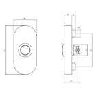 Intersteel Veiligheidsbeslag met knop | Intersteel | Jura (Rond rozet, Kerntrekbeveiliging, SKG***, Zwart) 0023.405735 K010809142 - 4