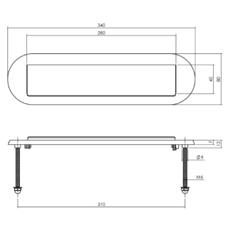 Intersteel Veiligheidsbeslag met knop | Intersteel | Jura (Rond rozet, Kerntrekbeveiliging, SKG***, Zwart) 0023.405735 K010809142 - 