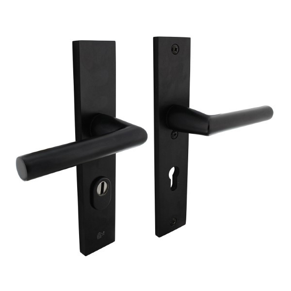 Intersteel Veiligheidsbeslag met kruk | Intersteel | 72 mm (Kerntrekbeveiliging, Aluminium, Zwart) 0023.379536 K010809132 - 4