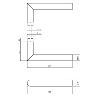 Intersteel Veiligheidsbeslag met kruk | Intersteel | Jura (Kerntrekbeveiliging, RVS, Zwart) 0023.405715 K010809139 - 