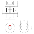 Intersteel Wc-sluiting | Intersteel (Aluminium, Zwart) 0023.010060 K010809813 - 2