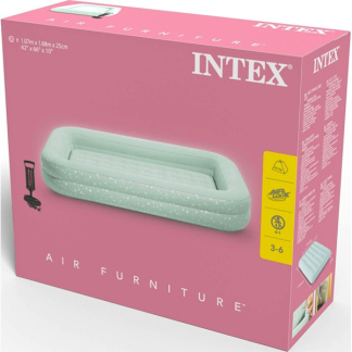 Intex Kinderluchtbed | Intex | 168 x 107 x 25 cm (Met handpomp) 66810NP K180107223 - 