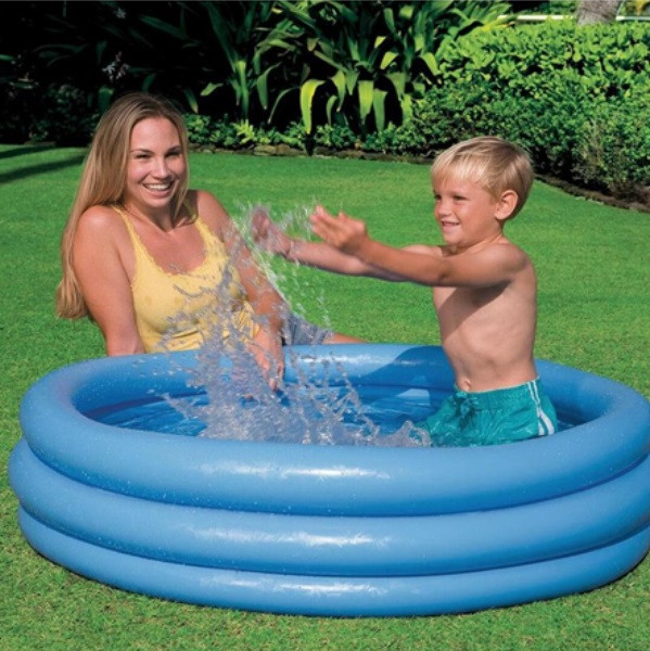 Intex Opblaasbaar zwembad | Intex | Ø 114 x 25 cm (Blauw) I03400750 K180107440 - 3
