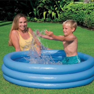 Intex Opblaasbaar zwembad | Intex | Ø 114 x 25 cm (Blauw) I03400750 K180107440 - 