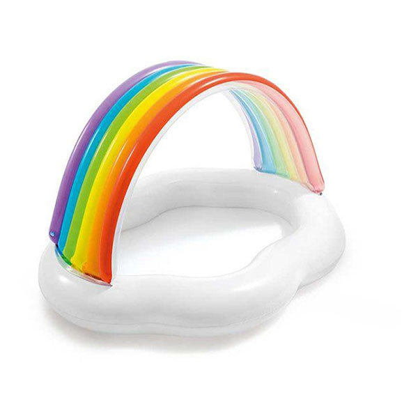 Intex Opblaasbaar zwembad | Intex | Ø 142 x 13 cm (Met regenboog zonnescherm) 57141NP K180107217 - 1