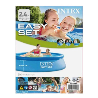 Intex Opblaasbaar zwembad | Intex | Ø 244 x 61 cm (Blauw) 28106NP K180107857 - 5