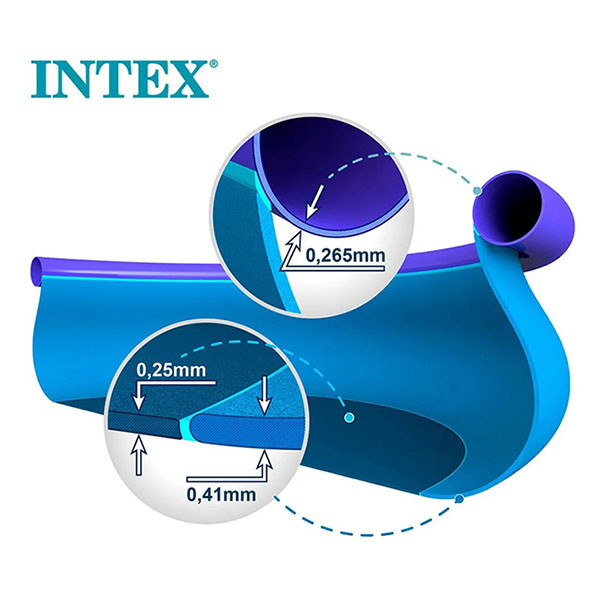 Intex Opblaasbaar zwembad | Intex | Ø 244 x 61 cm (Blauw) 28106NP K180107857 - 3