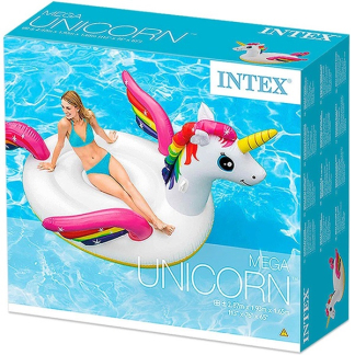 Intex Opblaasfiguur zwembad | Intex | Eenhoorn (Ride-on, 287 x 193 cm) I03402160 K170115434 - 