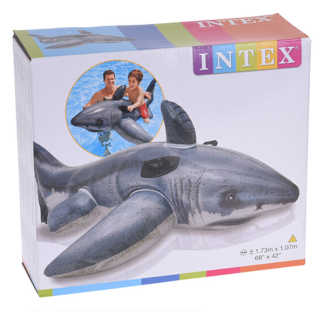 Intex Opblaasfiguur zwembad | Intex | Haai (Ride-on, 173 x 107 cm) 57525NP K180107846 - 3