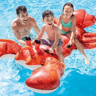 Intex Opblaasfiguur zwembad | Intex | Kreeft (Ride-on, Extra groot, 213 x 137 cm) I03402640 K170115435 - 