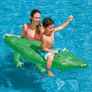 Intex Opblaasfiguur zwembad | Intex | Krokodil (Ride-on, 168 x 86 cm) I03400510 K170115437 - 