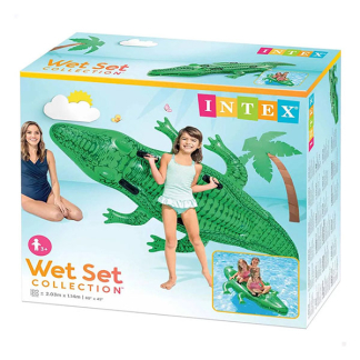 Intex Opblaasfiguur zwembad | Intex | Krokodil (Ride-on, 203 x 114 cm) 58562NP K180107849 - 4